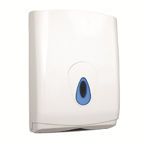 Plastic lockable paper towel dispenser