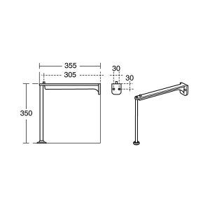 Armitage Shanks Alders Sink Legs and Bearers - The Sanitaryware Company 