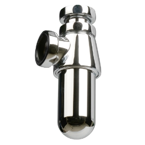 SanCeram 1 ¼ inch Chrome plated brass Bottle Trap for Wash Basins