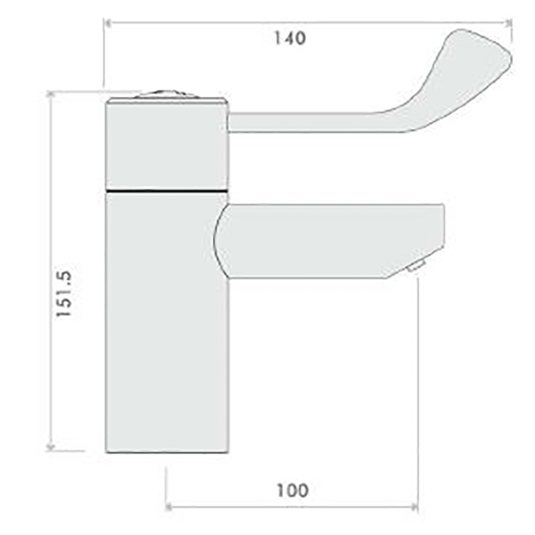 SanCeram thermostatic Sequential TMV3 mixer tap