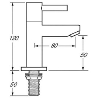 Pair of Insignia Lever Basin Pillar Taps - INS101