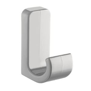 Plastic Coat Hook - Light Grey