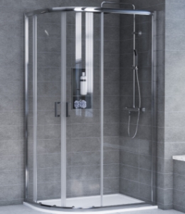 SanCeram Framed Off-set Quadrant Shower Enclosure 