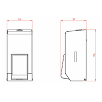 Lockable Toilet Seat Sanitiser Unit