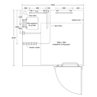 Ideal Standard Concept Freedom Shower Pack - Technical Drawing