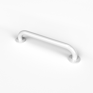 455mm Straight Powder Coated Stainless Steel Concealed Grab Rails - The Sanitaryware Company 