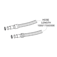 Standard 1.5m Shower Hose - HOS15CPS01