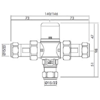 SanCeram TMV3 22mm valves