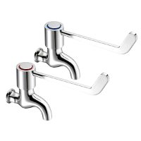 Deva Lever Action 6 Inch Bib Taps