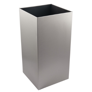 Stainless Steel Floor Standing Square 50ltr Waste Bin