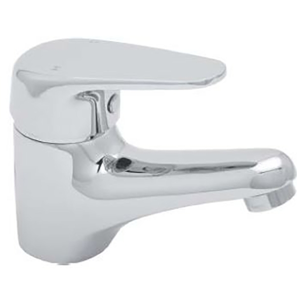 Deva Adore mini basin mixer tap – small lever tap for compact cloakroom basin or bathroom sink