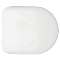 SanCeram Chartham soft close toilet seat & cover in white 