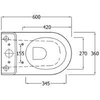 Langley Closed Coupled Toilet Pack - LLWC106