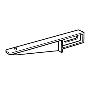 Brackets Aluminium Alloy Build-in, 405mm overall, 355mm stud (pair) S921967