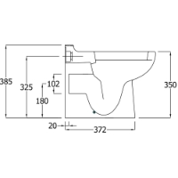 SanCeram Shenley child size toilet