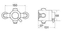 Deva Vision thermostatic valve