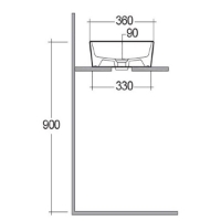 LLWB121 - Side elovation dims