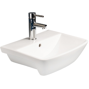 SanCeram Langley Semi-recessed Basin 500mm - LLWB104