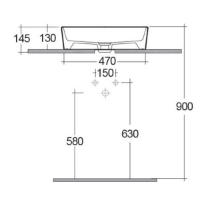 LLWB121 - Front elovation dims