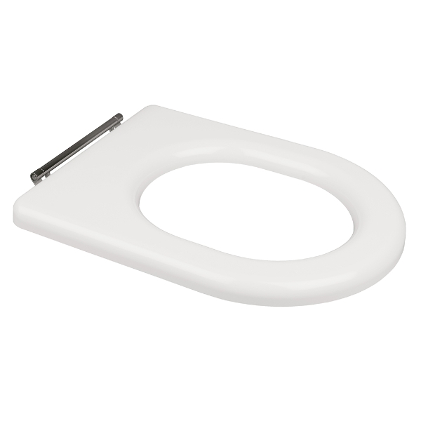 SanCeram Chartham Toilet Seat in White – for rimless Chartham Wall Hung Toilets, Back to Wall and Close Coupled toilets