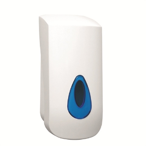 Plastic push action liquid soap dispenser 