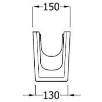 SanCeram Marden full pedestal for 525mm basins