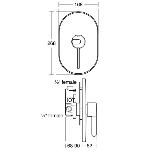 Armitage Shanks Contour 21 shower mixer