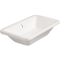 SanCeram Marden 560 inset countertop basin or ceramic undermount sink