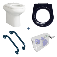 SanCeram Ambulant WC Pack - Blue